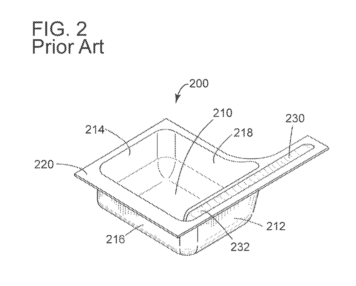 Thermoformed flexible dispensing container with integrally formed flat bottom for a stand-up configuration