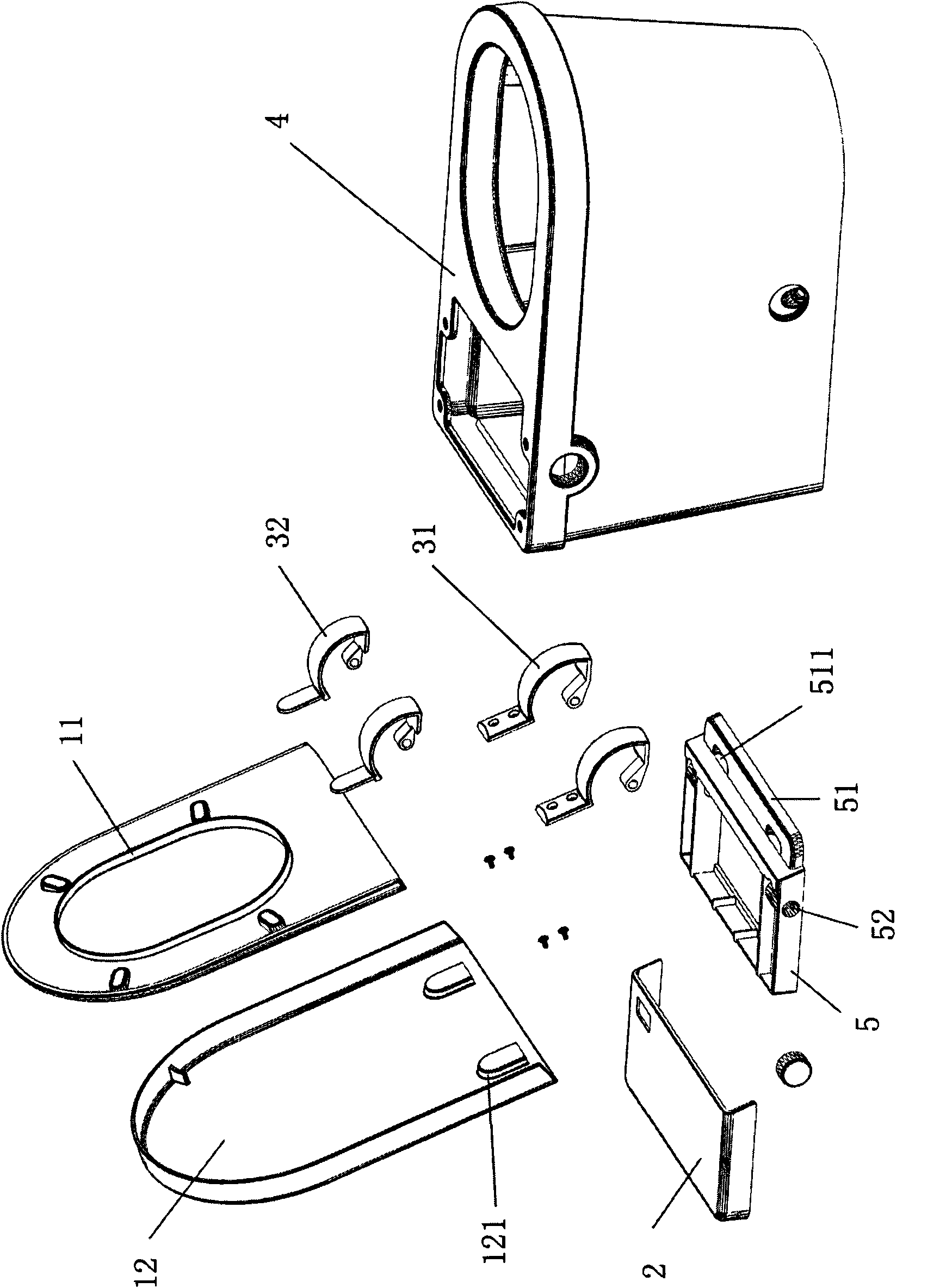 Installation mechanism of closestool lid