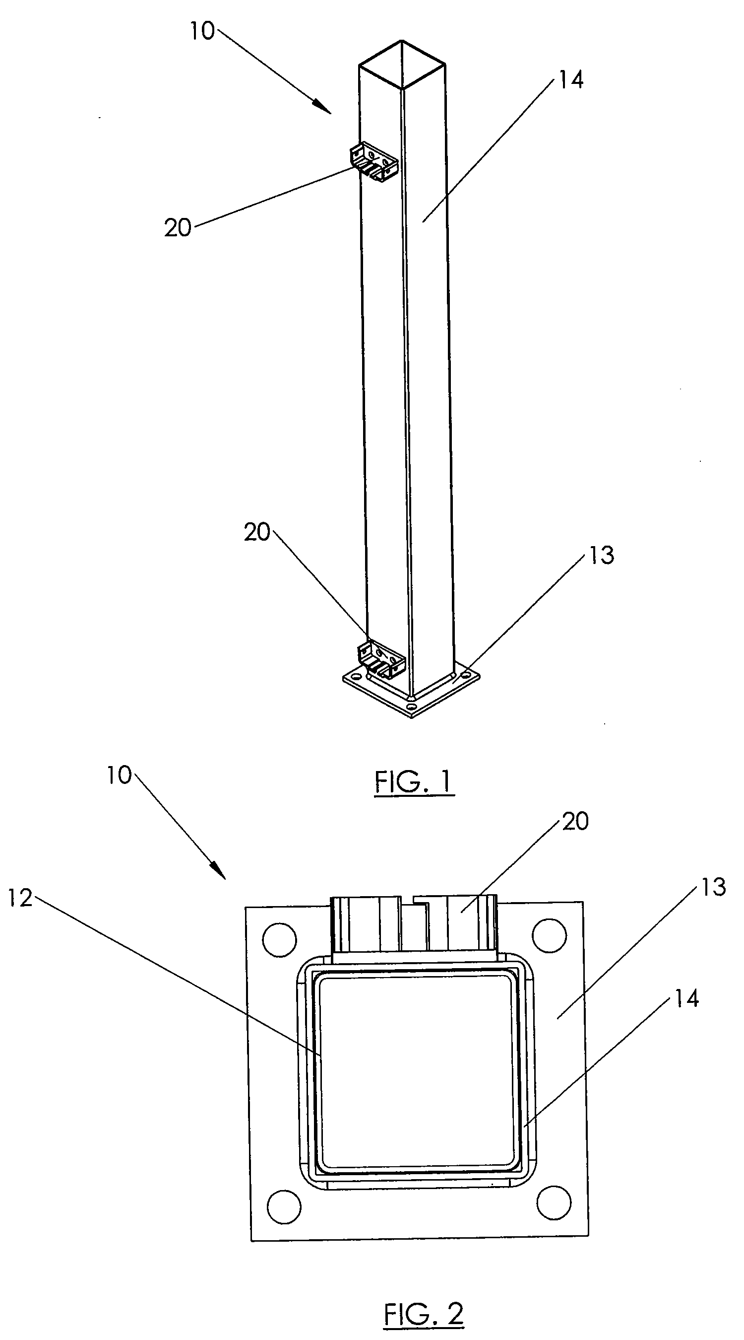 Post and railing assembly with support bracket covers