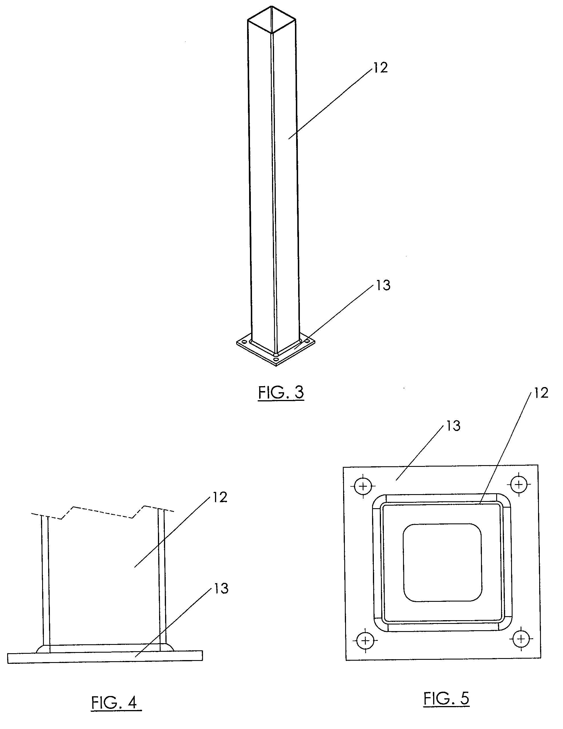 Post and railing assembly with support bracket covers