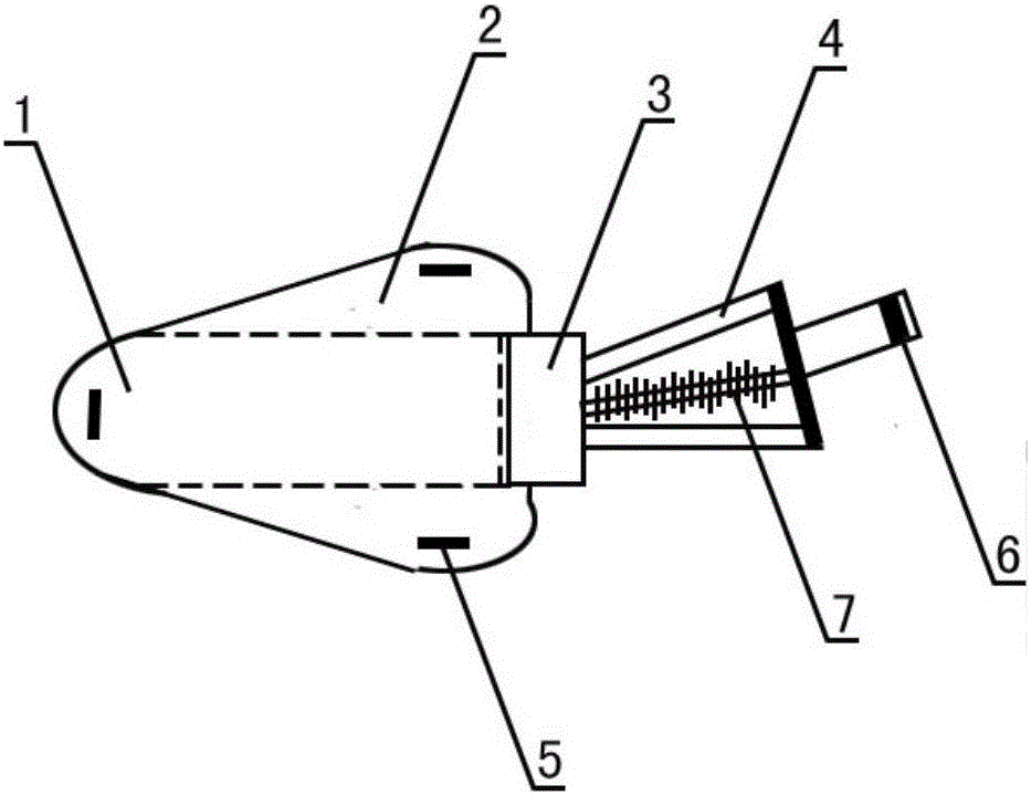 Ploughshare device being of counteroffensive structure