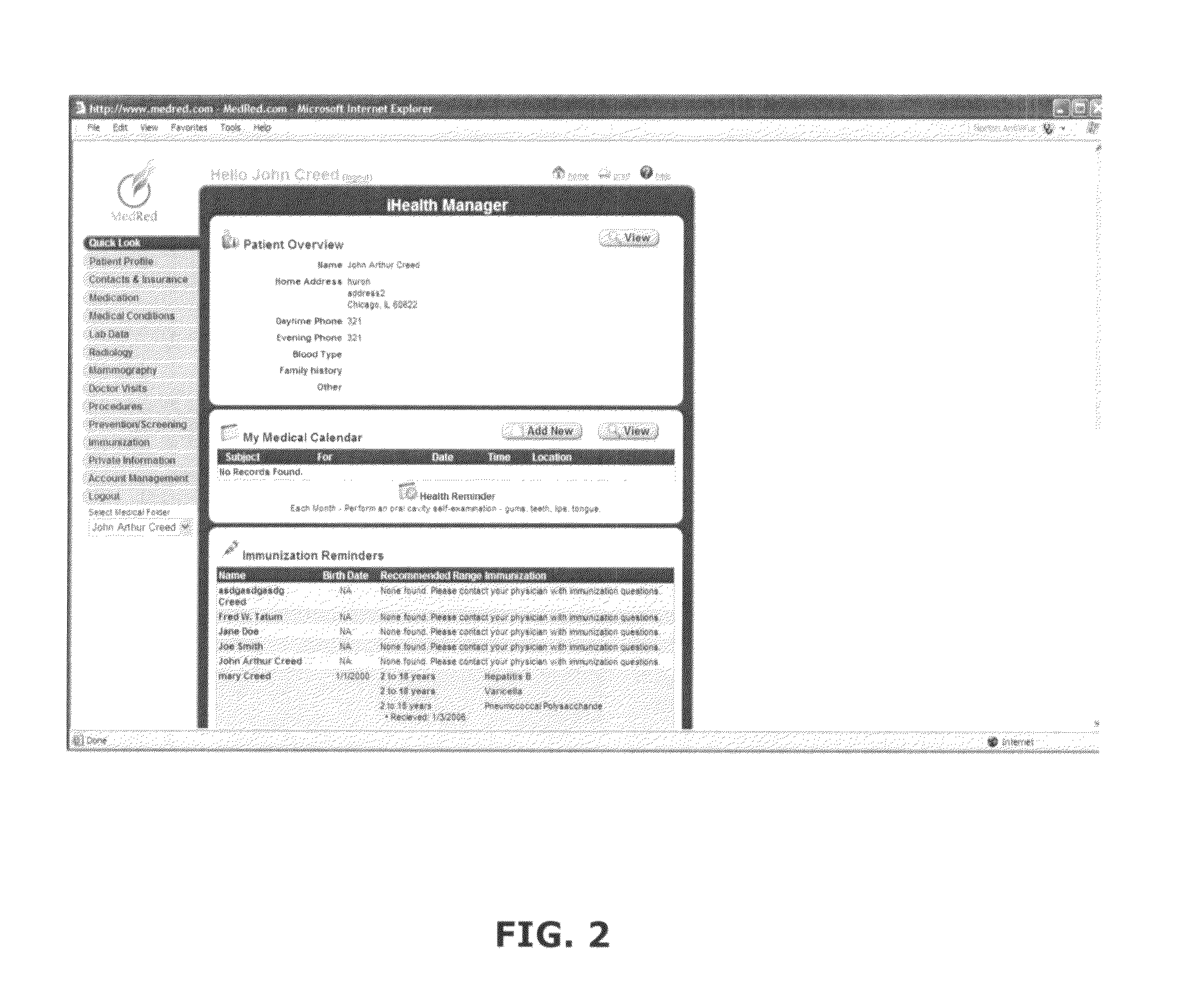 Integrated method and system for diagnosis determination