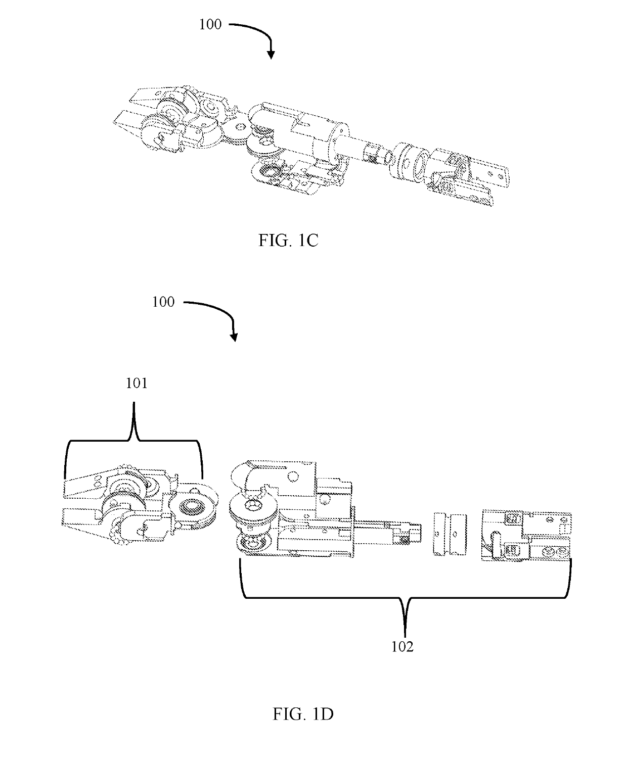 Virtual reality wrist assembly