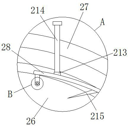 Yarn winding device for clothing processing