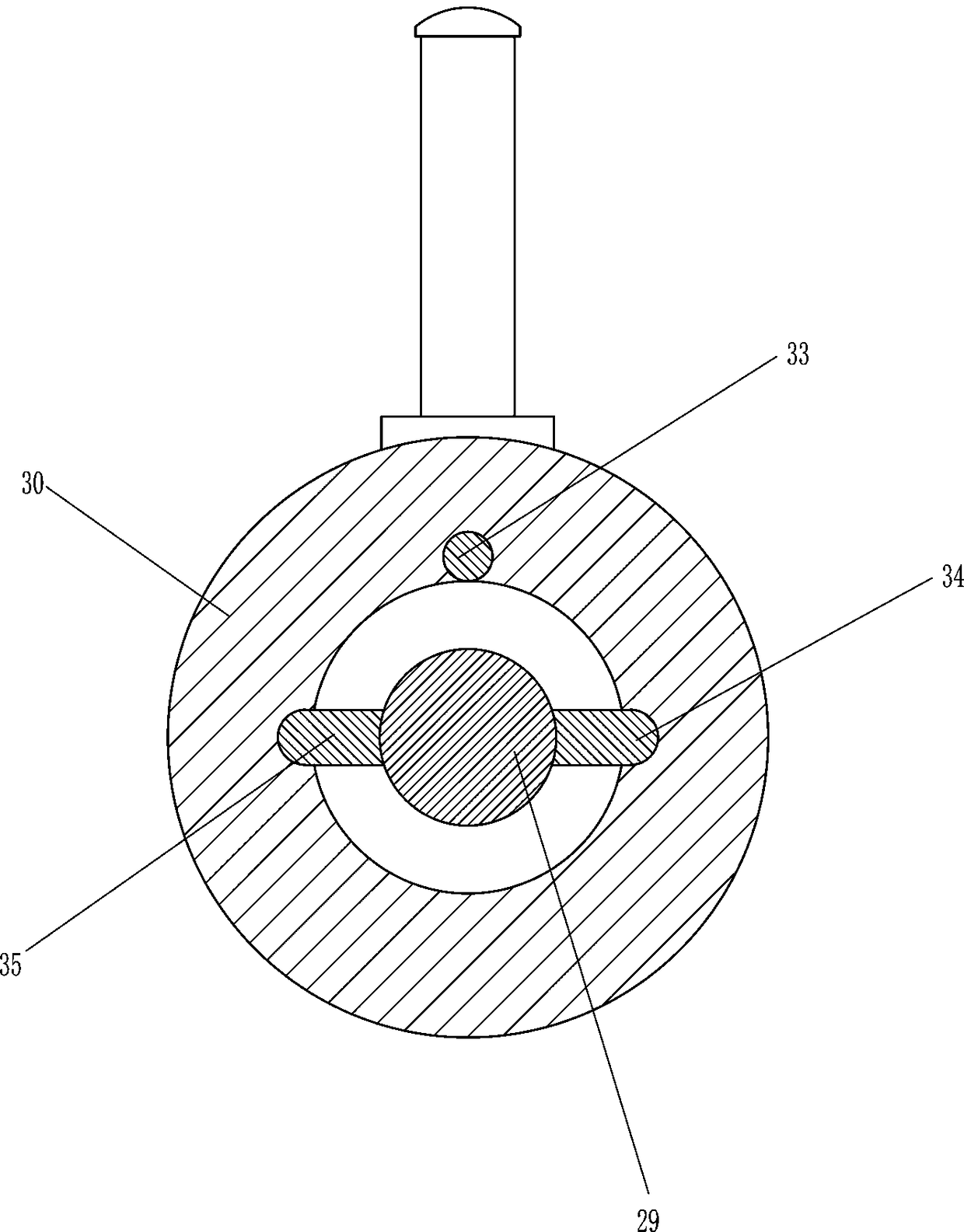 Seat type segmented urine collecting device for urine examination of pregnant women