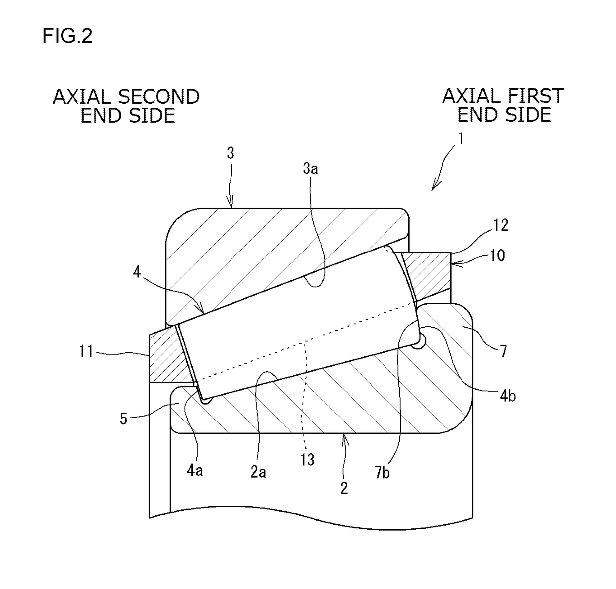 Tapered roller bearing and power transmission device