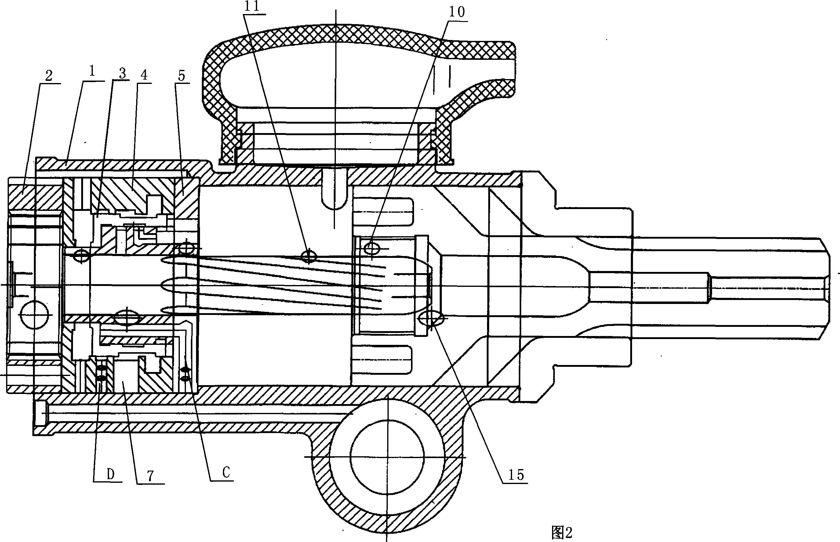 Airleg rock drill