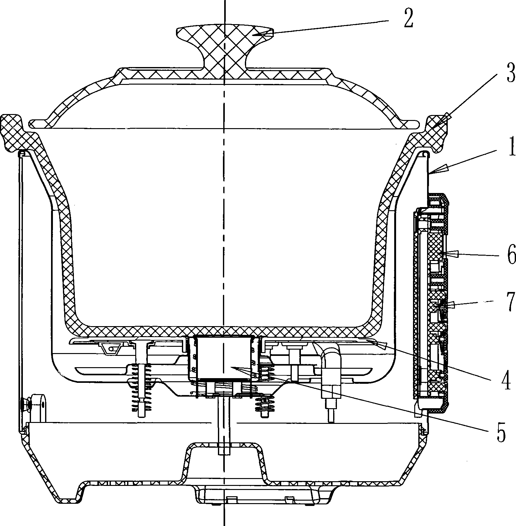 Control method of electric cooking appliance for making soup