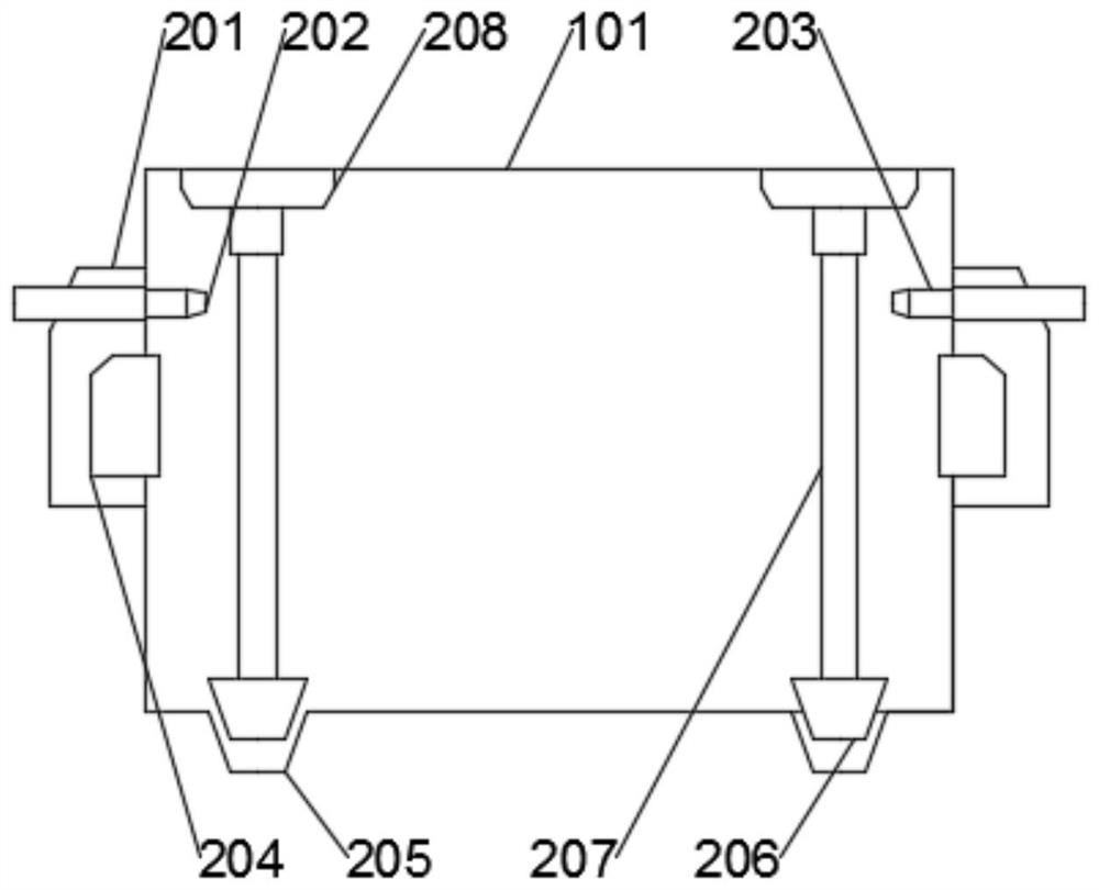 A packaging bottle sealing device for shampoo production and filling processing