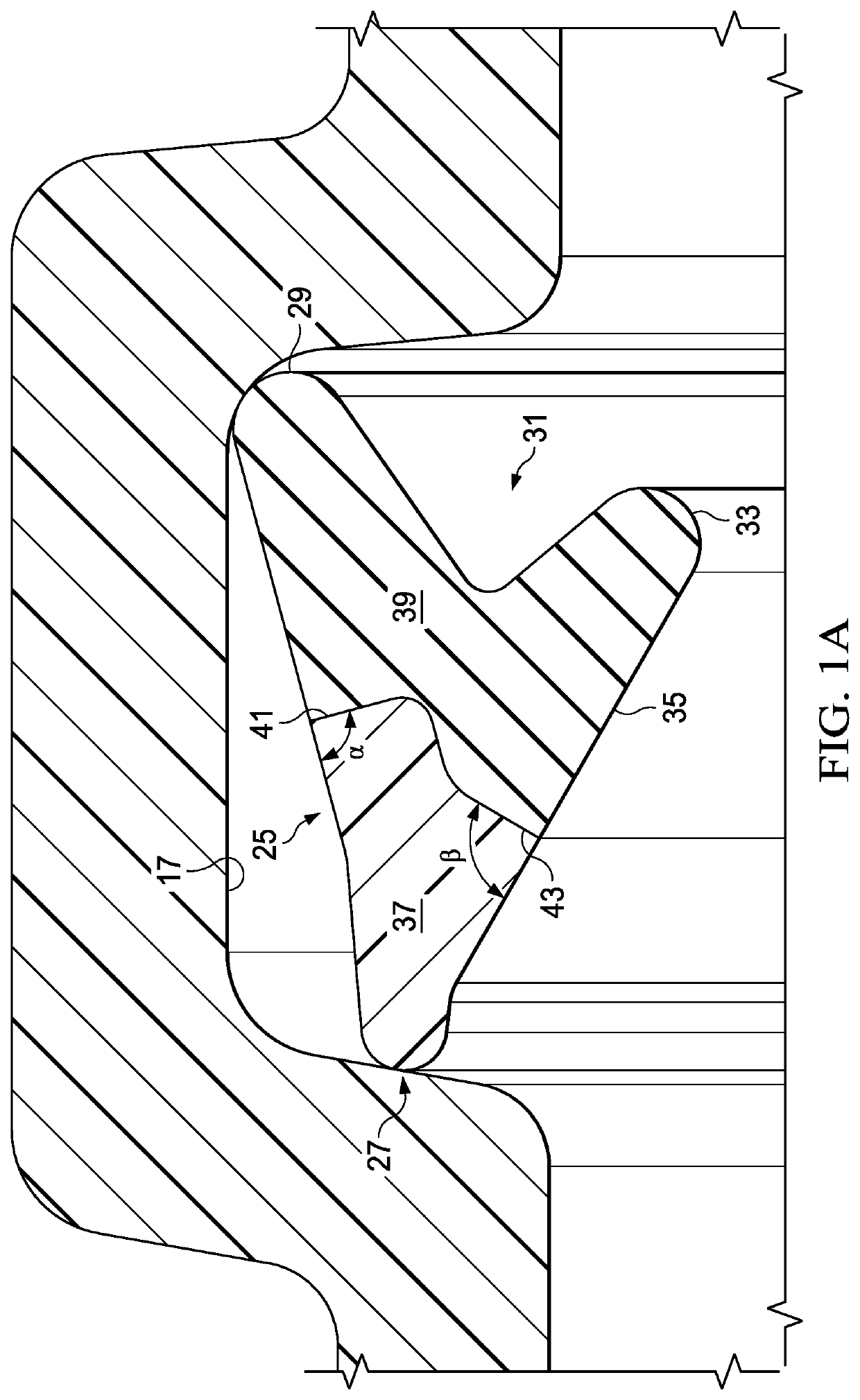 Sealing joint for low pressure pipe systems and method of manufacture