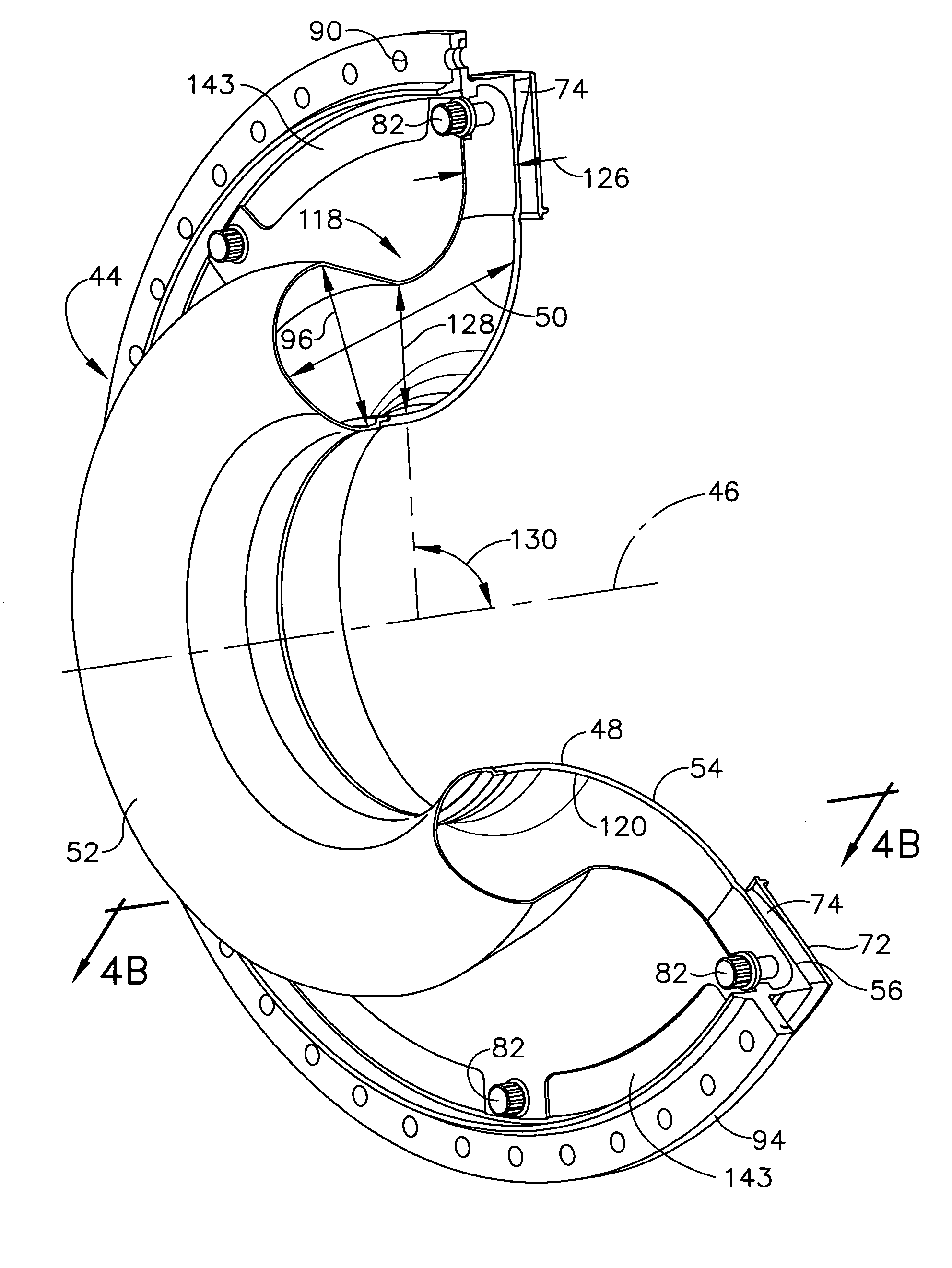 Performance and durability improvement in compressor structure design