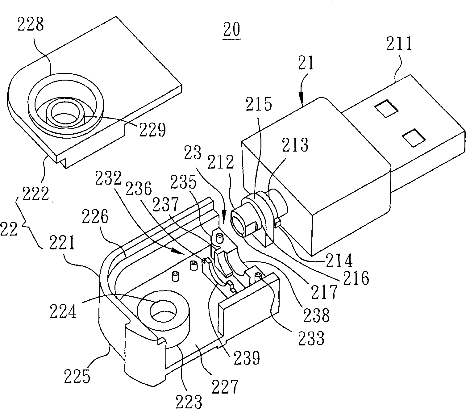 Universal serial bus connector