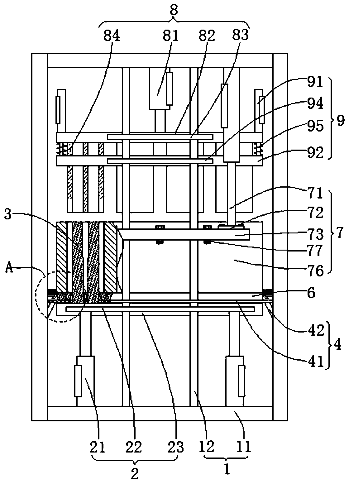 Sound-insulation heat-insulation hollow brick forming grinding tool