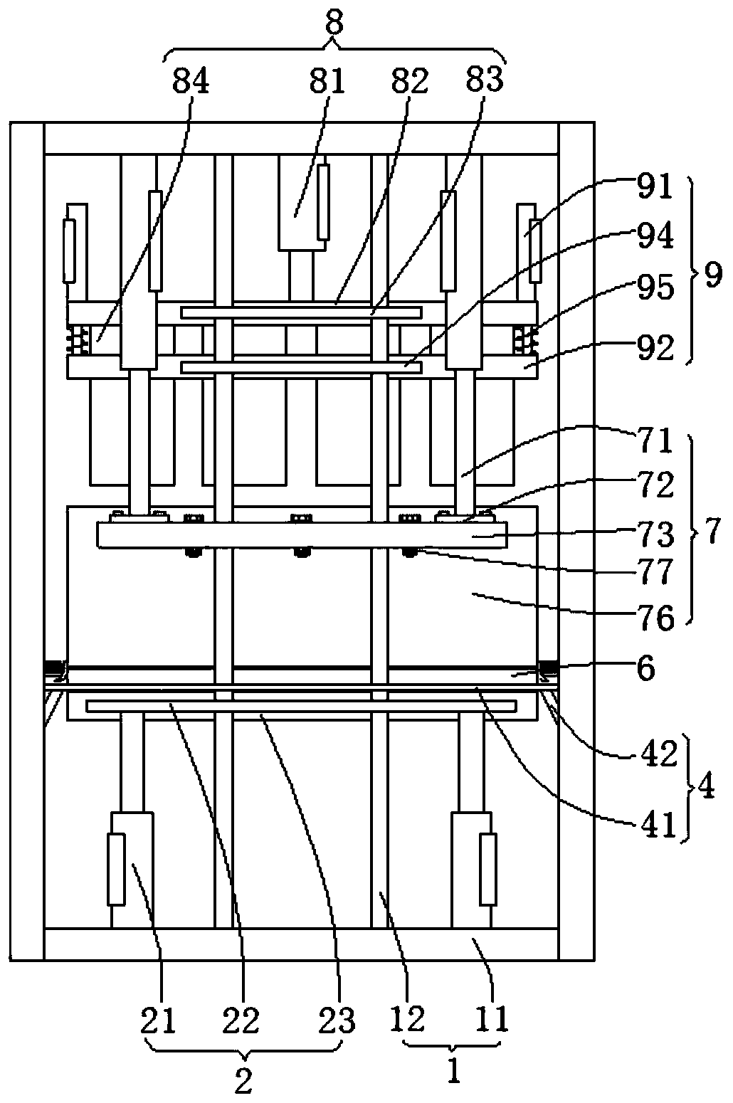 Sound-insulation heat-insulation hollow brick forming grinding tool