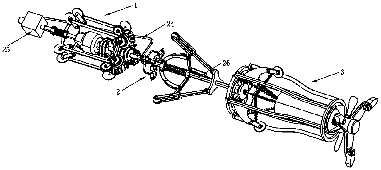 Combined pipeline washing and spraying robot