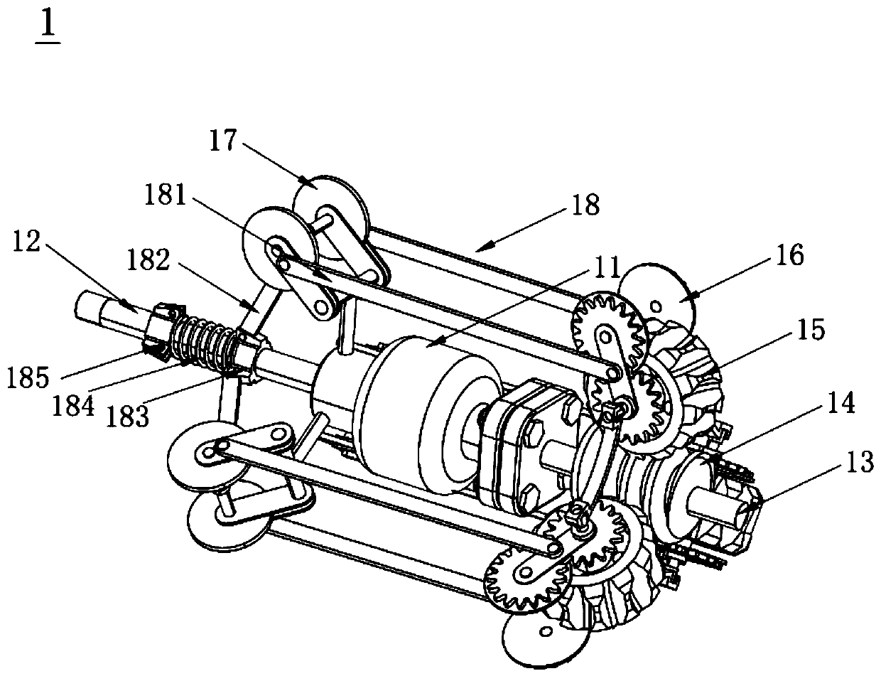 Combined pipeline washing and spraying robot