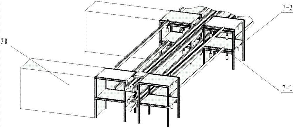 Quick and precise positioning automatic movement three-dimensional seedbed system