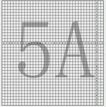 Method for marking positions on map by address numbers