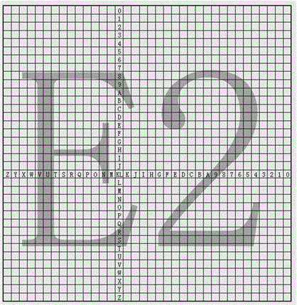 Method for marking positions on map by address numbers