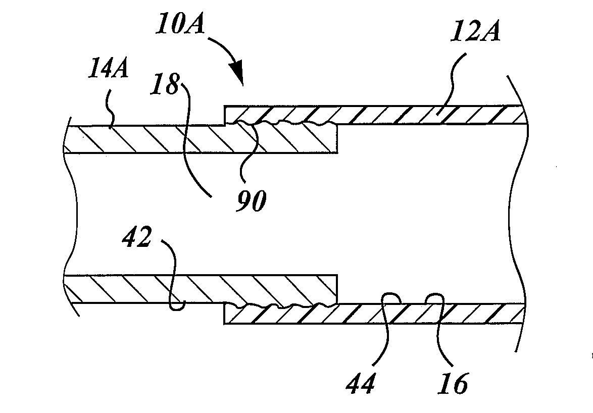 Method of coupling plastic components to metal tubing