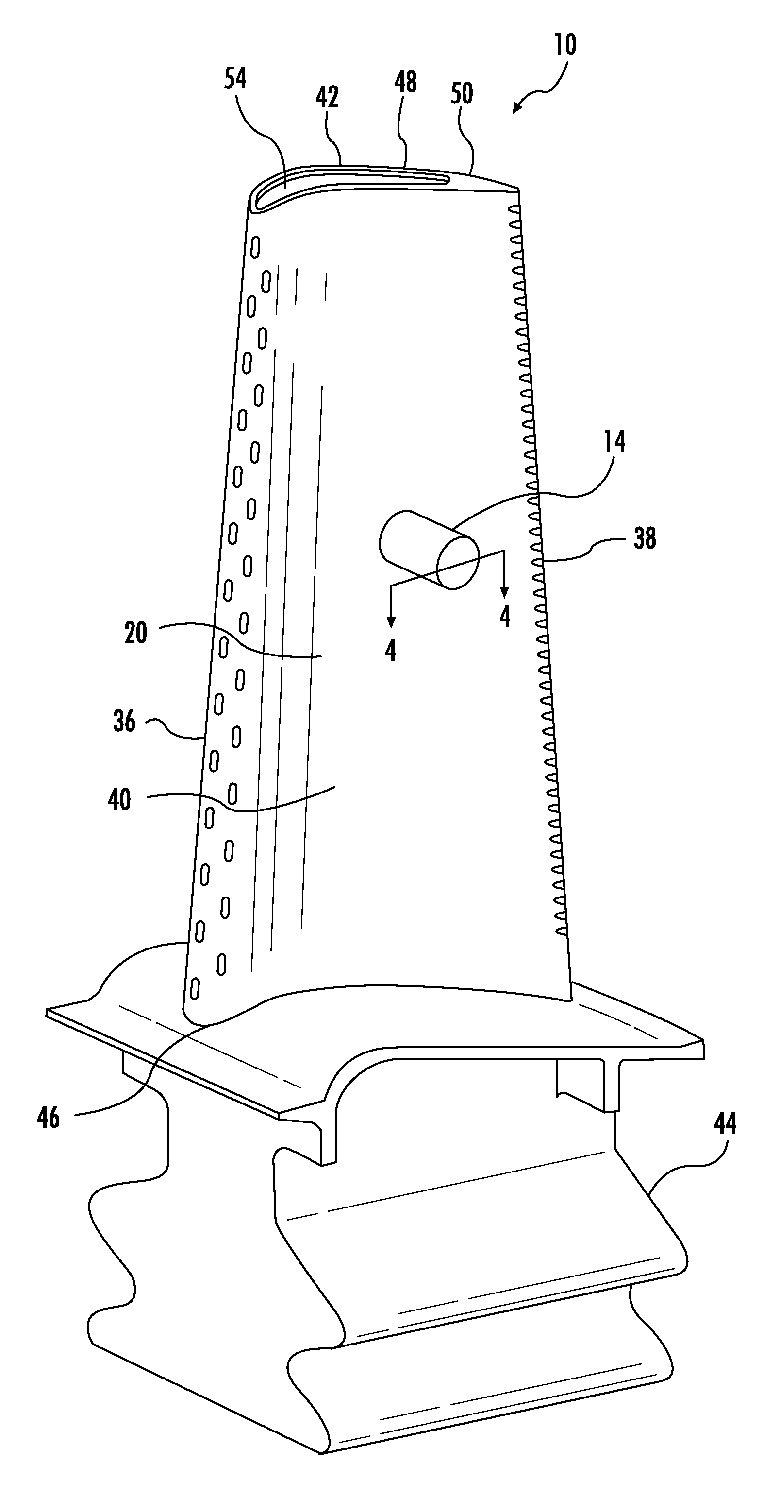 Turbine airfoil with laterally extending snubber having internal cooling system