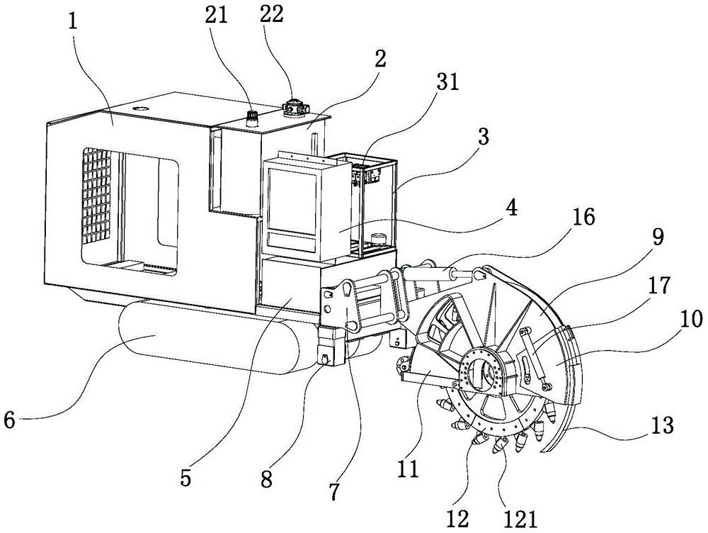 Pavement grooving machine