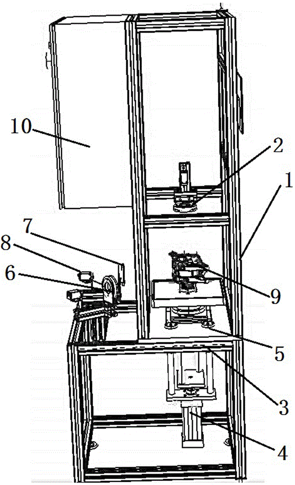 Visual automatic detection system and detection method thereof