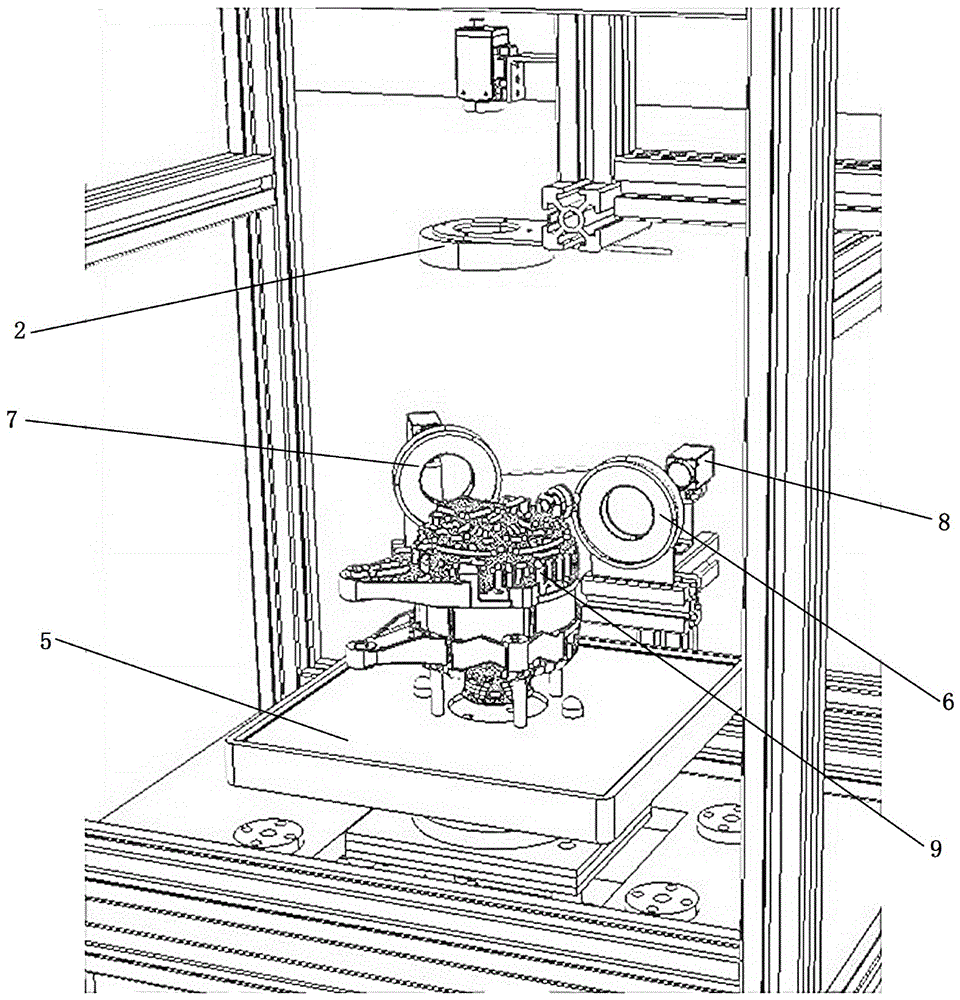 Visual automatic detection system and detection method thereof