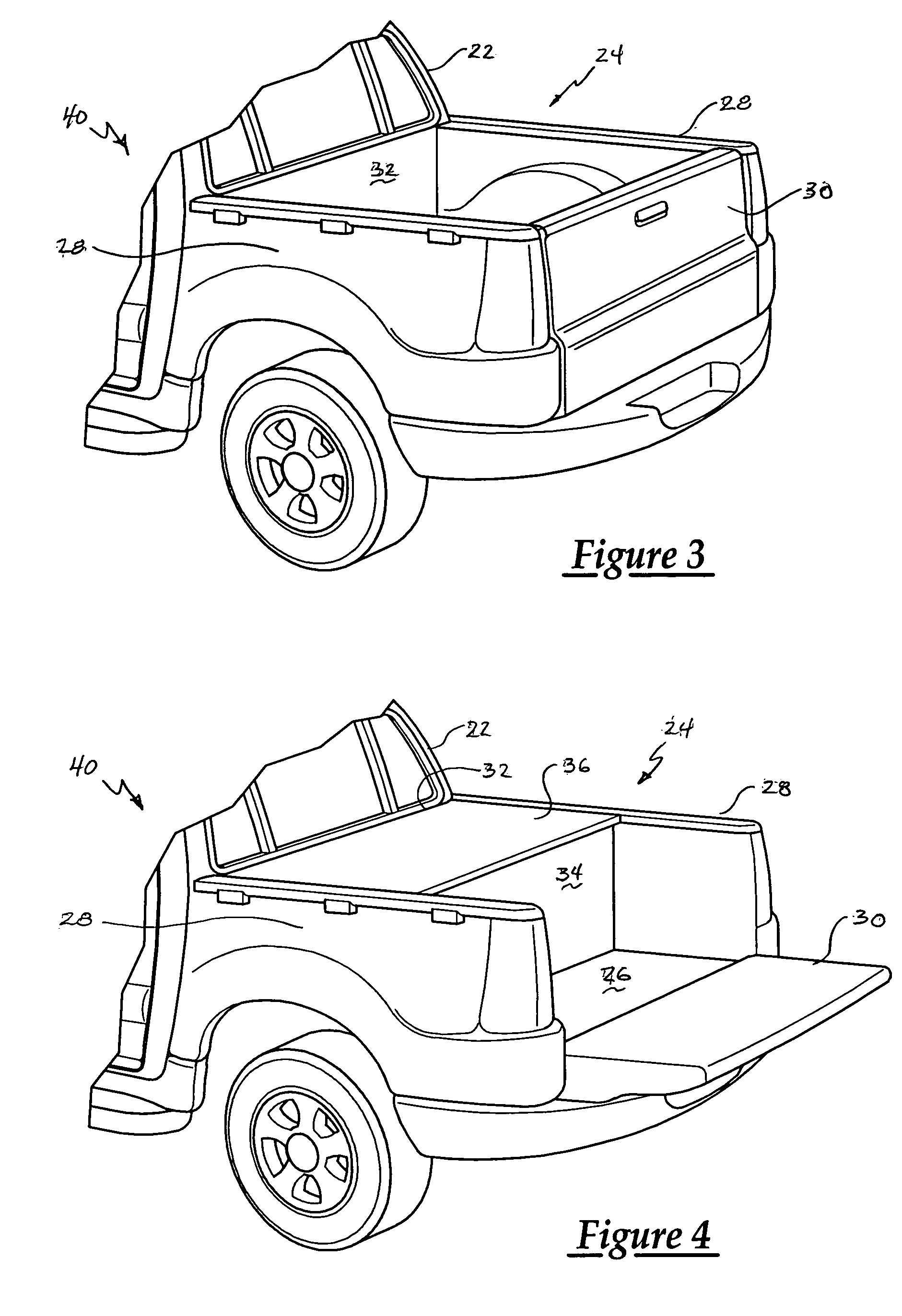 Vehicle cargo bed extender