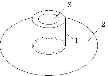 Foot-pedal type compaction fixing device of soil-sample saturator