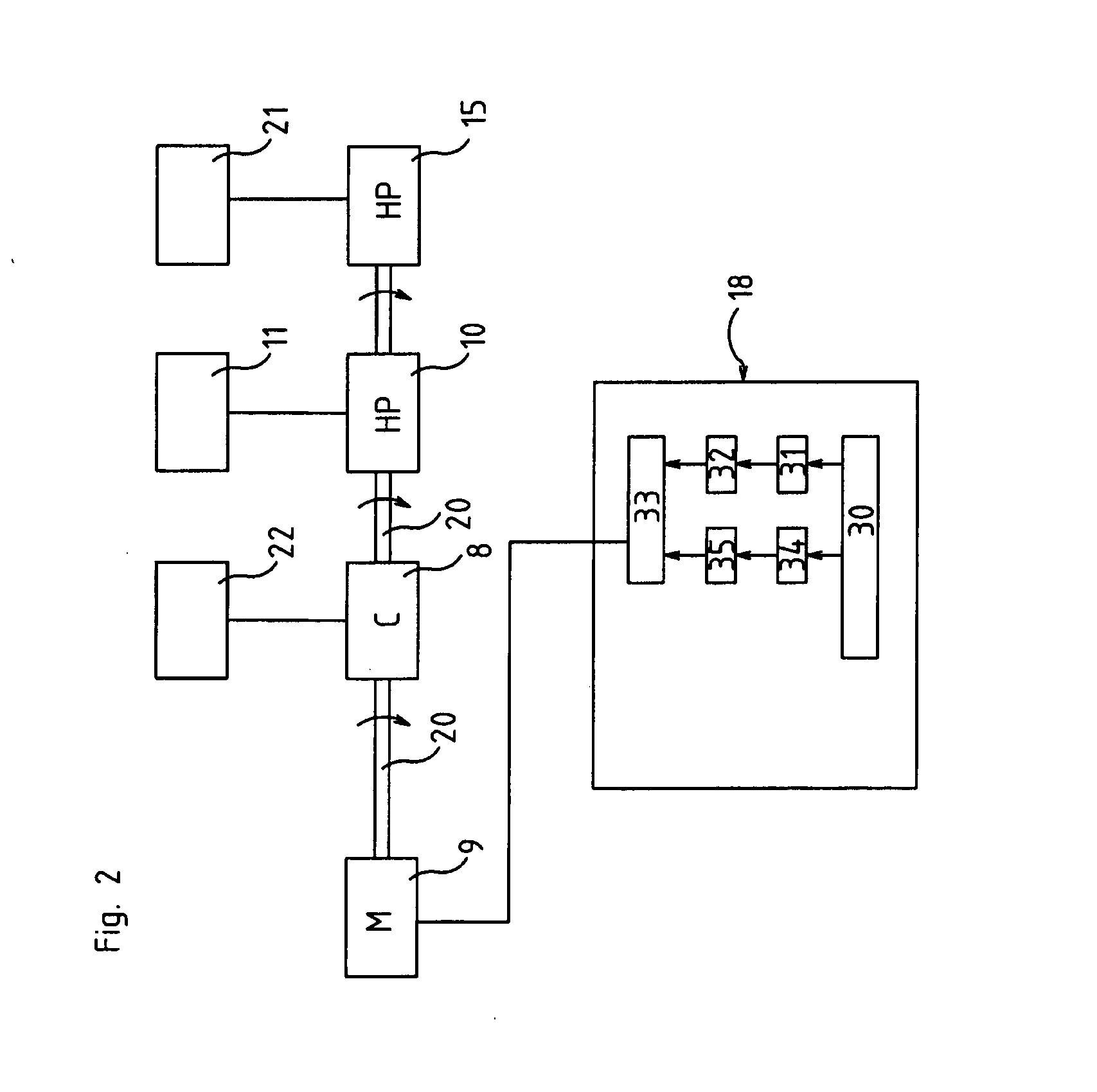 Method and system for controlling a power source at a rock drilling apparatus and rock drilling apparatus