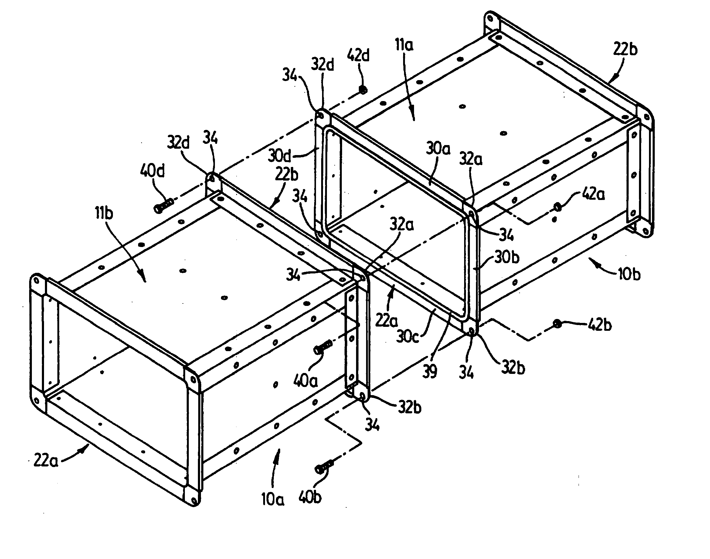 Apparatus for a fire-rated duct