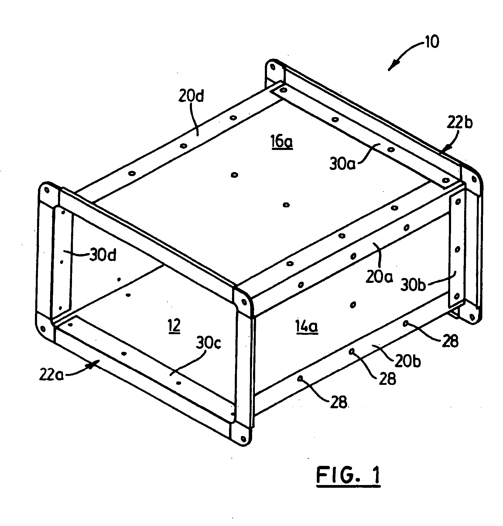 Apparatus for a fire-rated duct