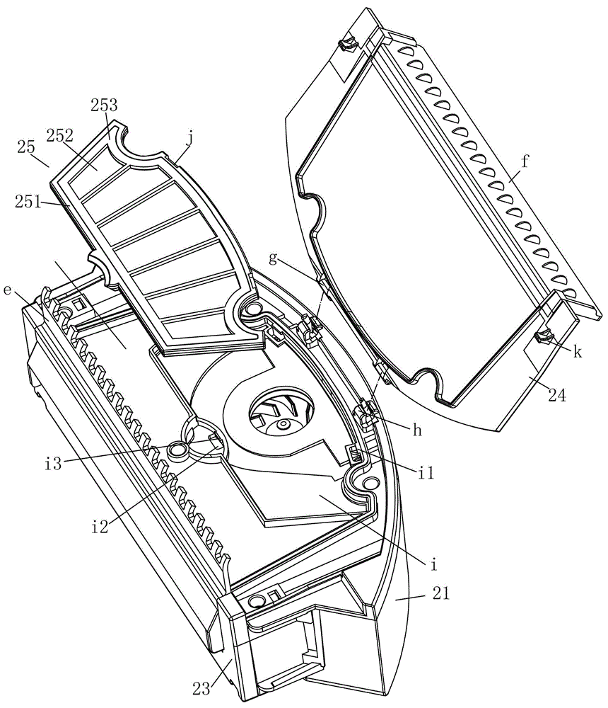 Full-detachable dust box of intelligent dust collector