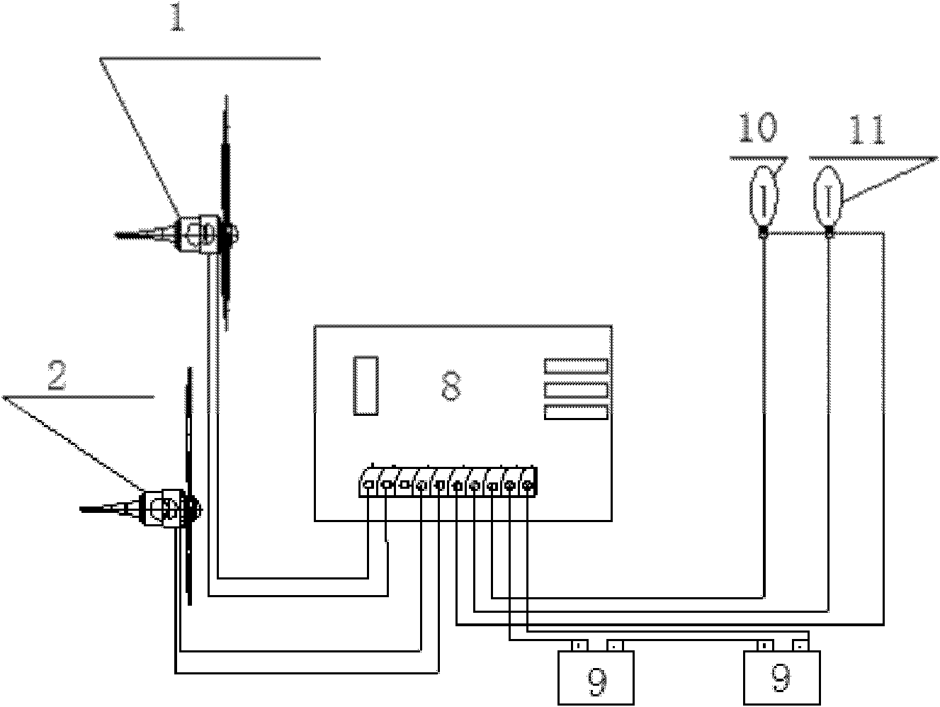 Combined wind driven generator