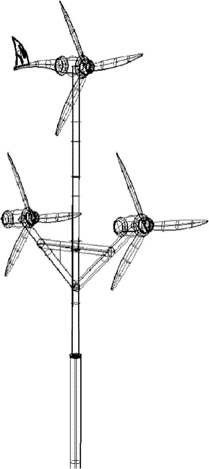 Combined wind driven generator