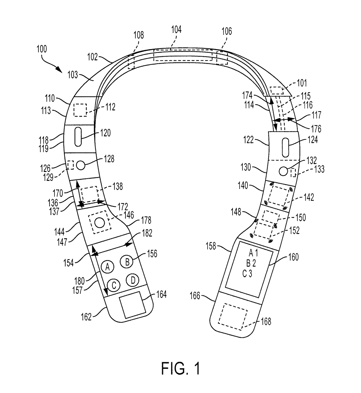 Modular smart necklace