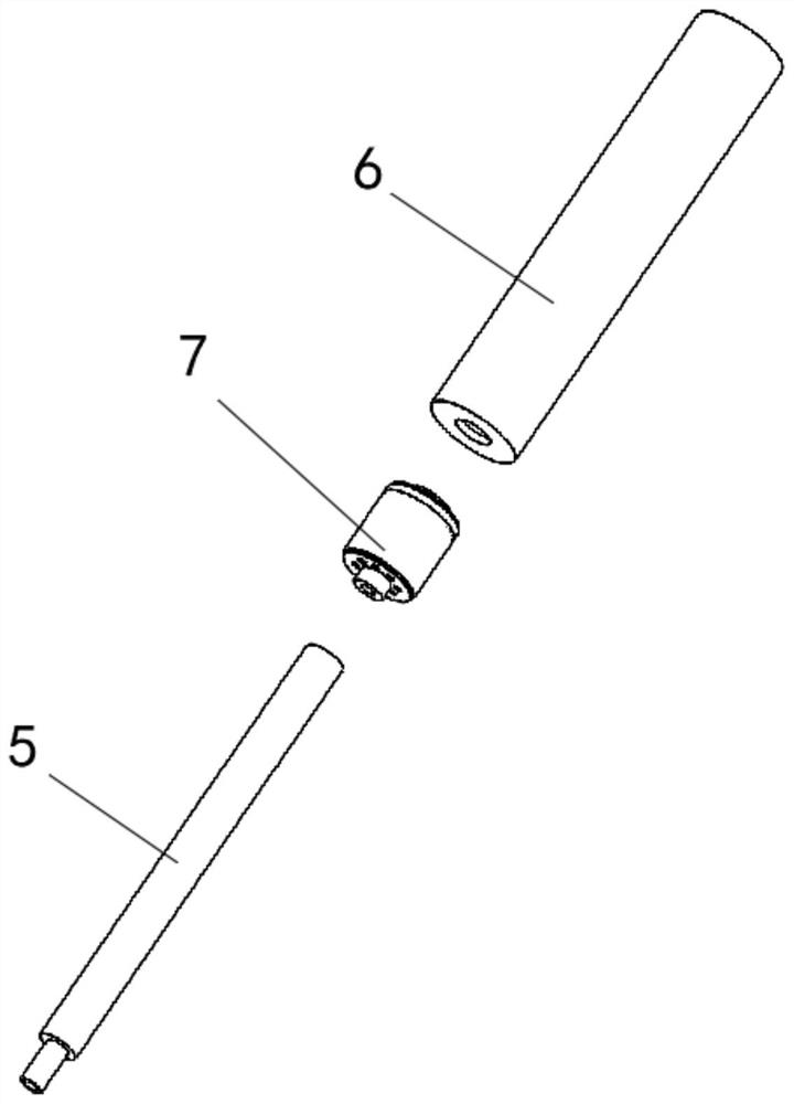 Self-energy-feedback damping force adjustable electric control shock absorber system