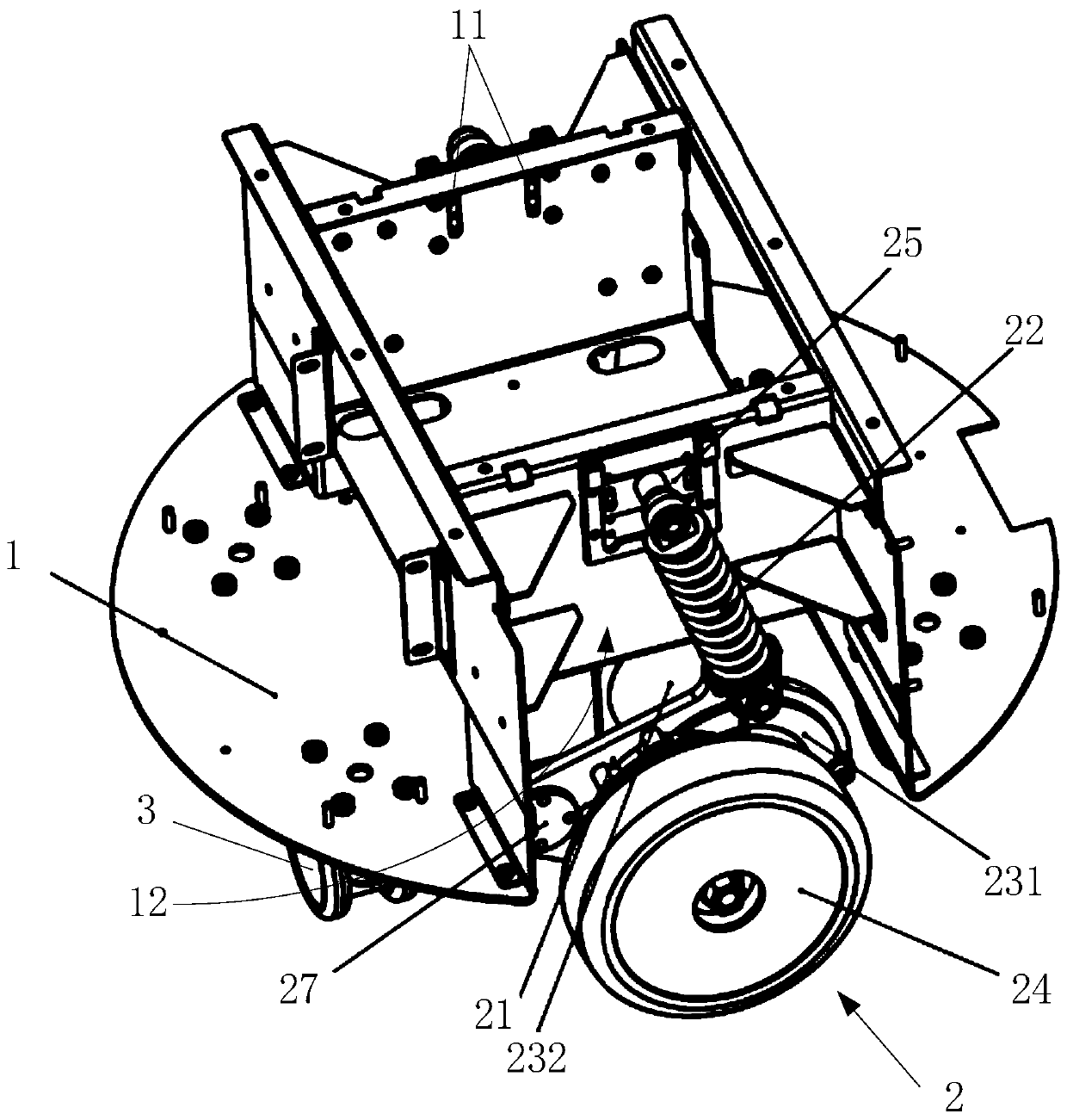 Mobile chassis and robot