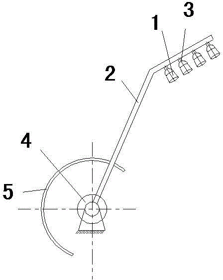 Hidden type bridge tower lamp and lamp bracket thereof