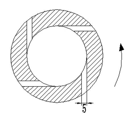 Rotary laser head auxiliary gas transmission device for laser processing machine tool