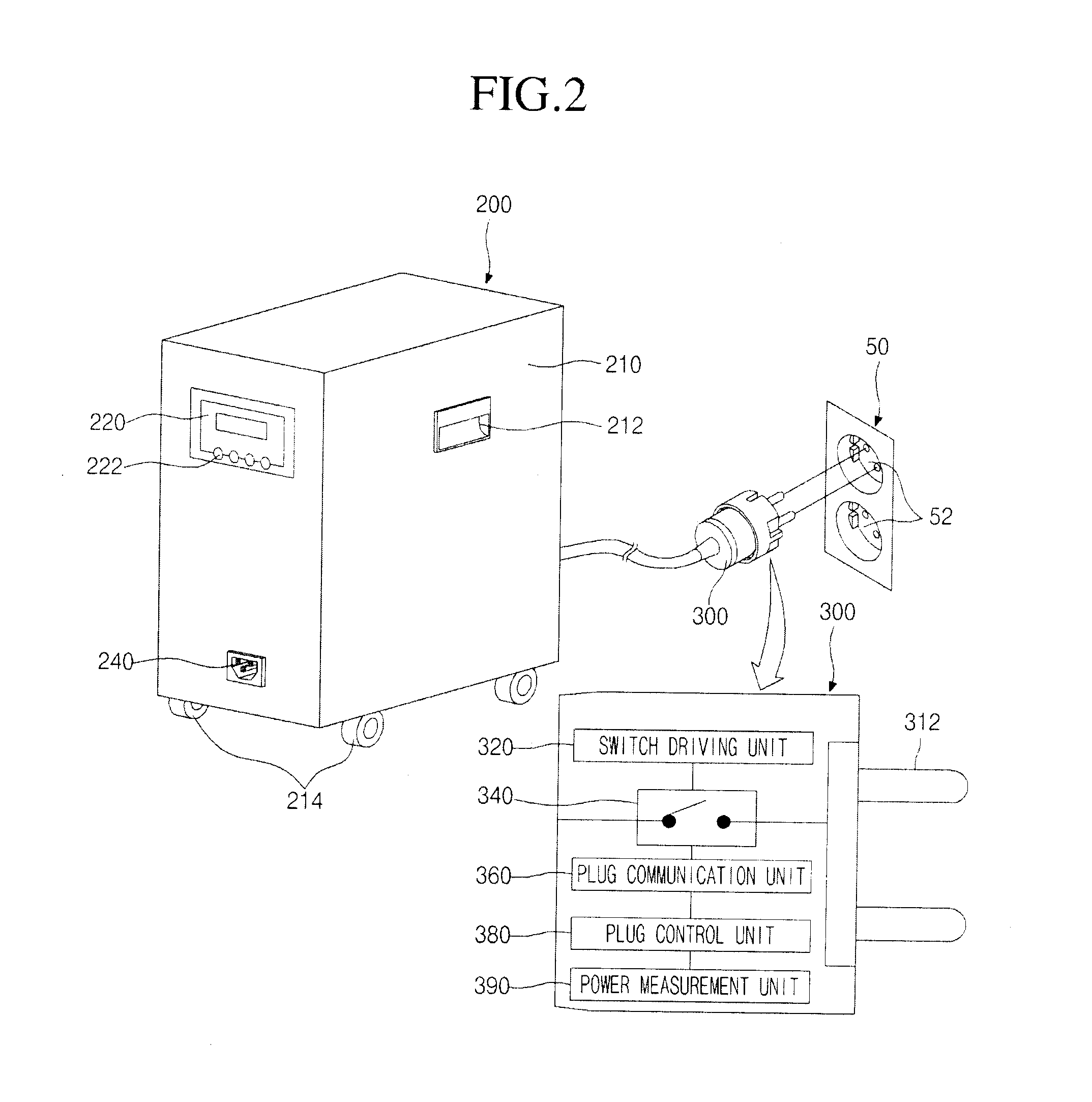 Auxiliary power supply device of home appliances using smart grid