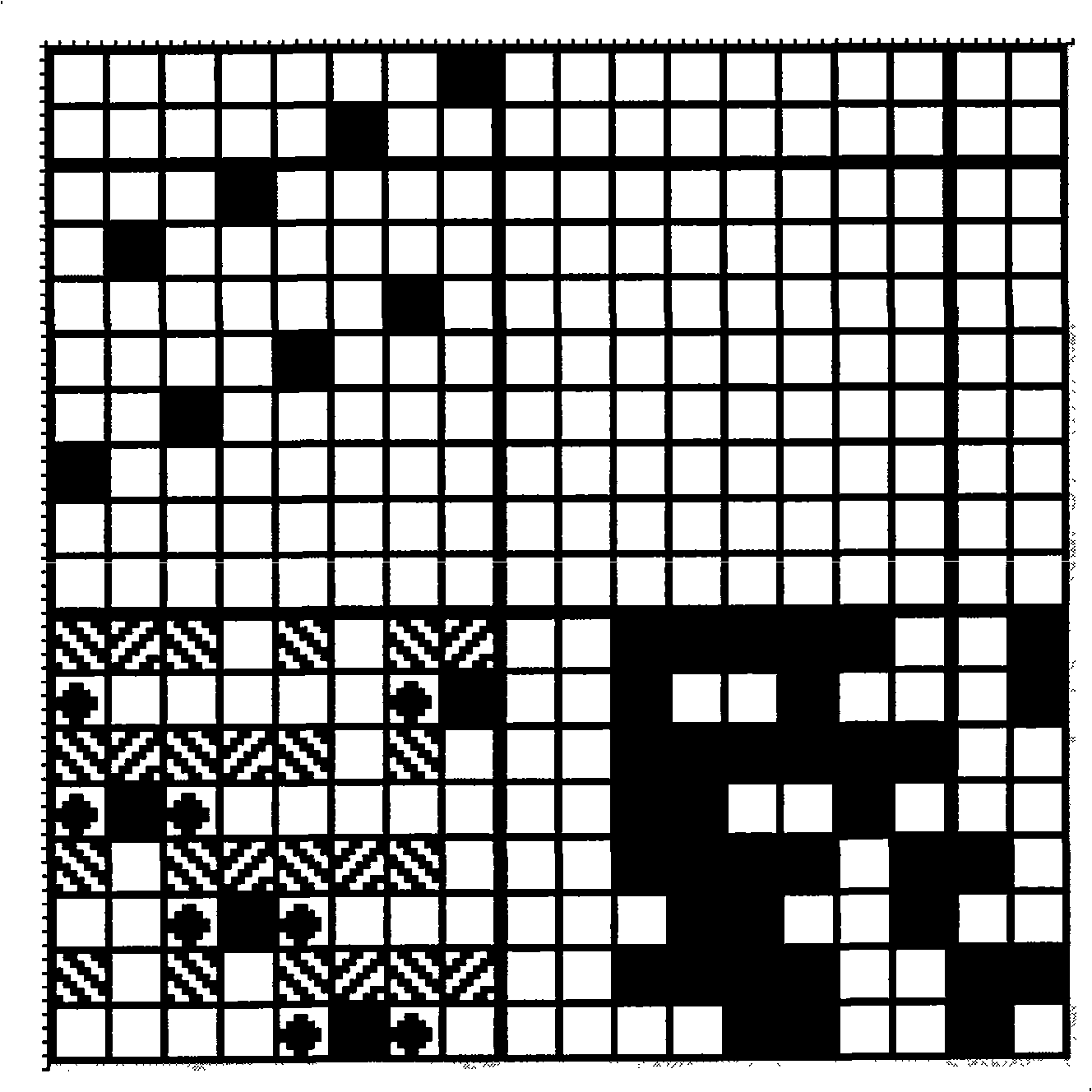 Ramie / terylene double fabric for textile wall cloth and curtain cloth and preparing method thereof