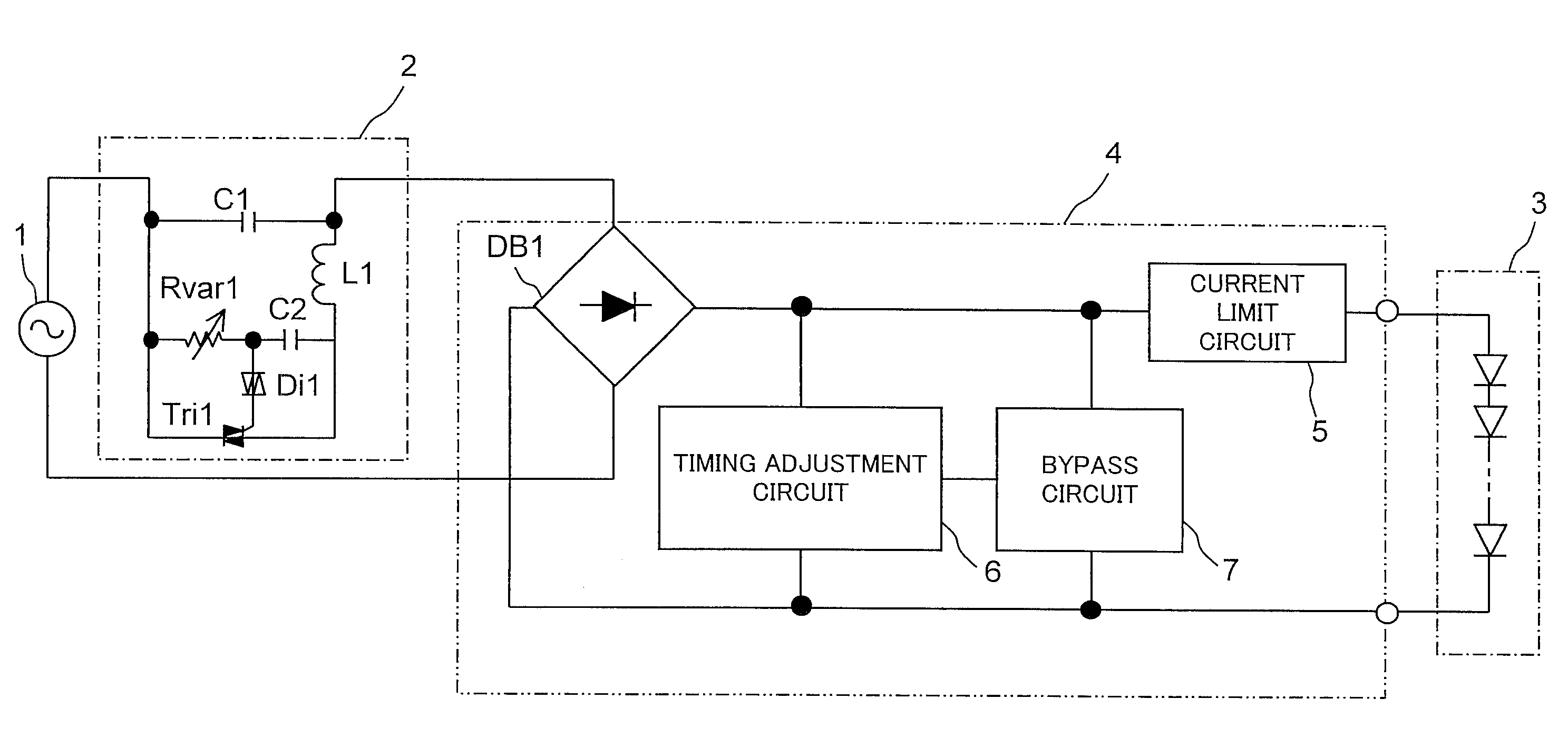 LED drive circuit, LED lamp, LED lighting appliance, and LED lighting system