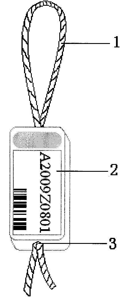 Method for labeling shrimps and shrimp label