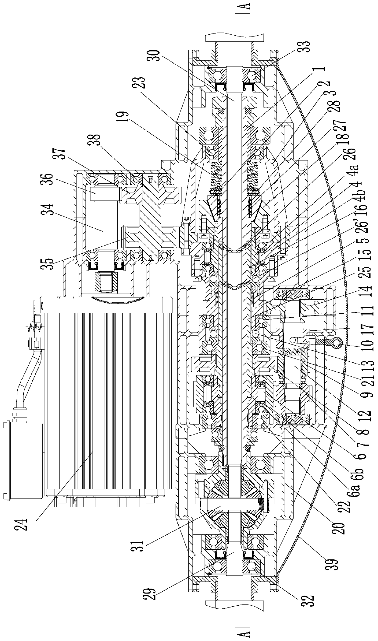 Mechanical double-overrunning clutch adaptive automatic transmission external motor drive axle