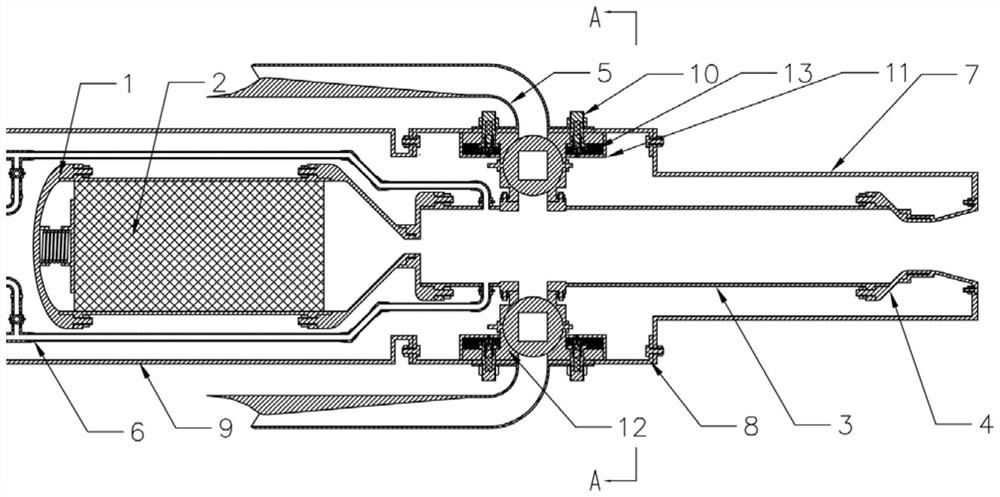 Cross-medium dual-mode ramjet engine based on metal fuel and control method of thereof