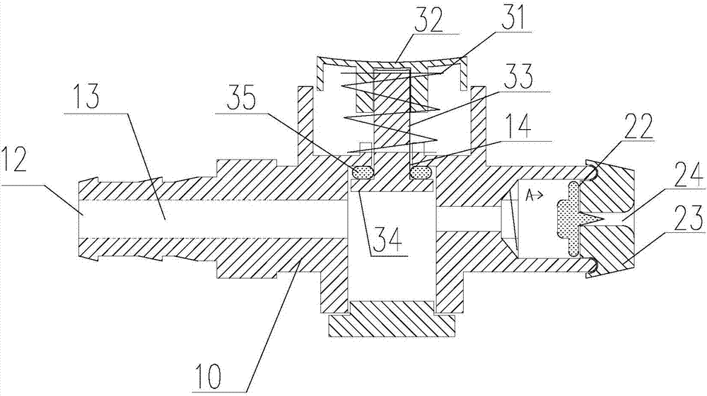 Manual pressure relief type check valve