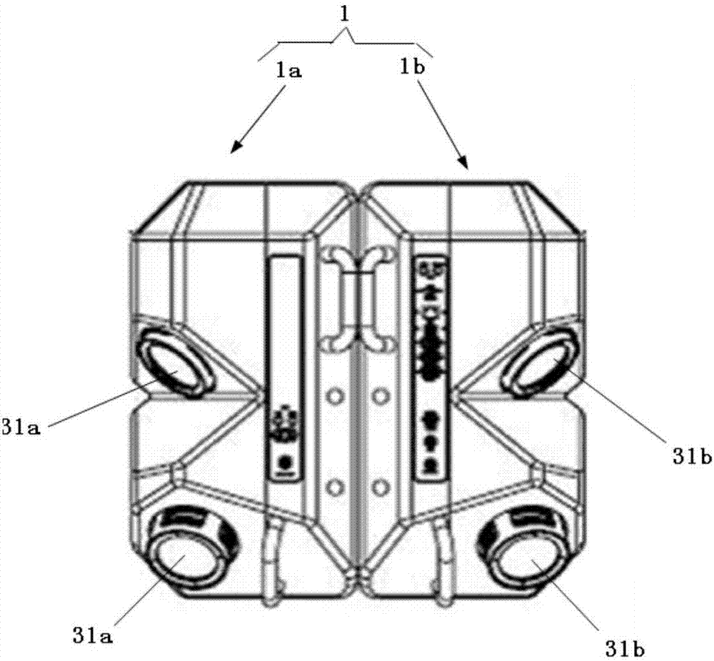 Aviation panoramic and inclined photography device