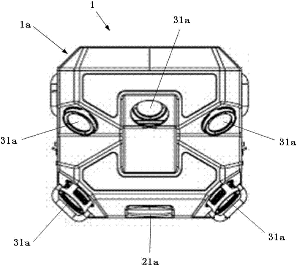 Aviation panoramic and inclined photography device